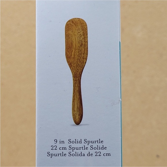 Acacia Wood 4 piece spurtle set - Picture 4 of 11